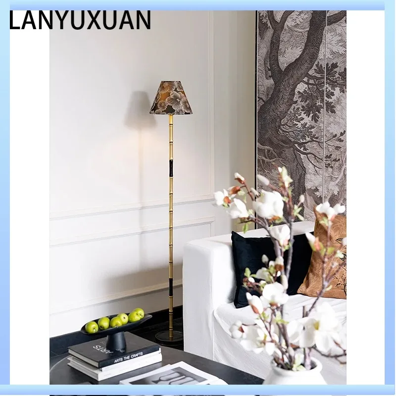 

Embroidered floor lamp living room bedroom