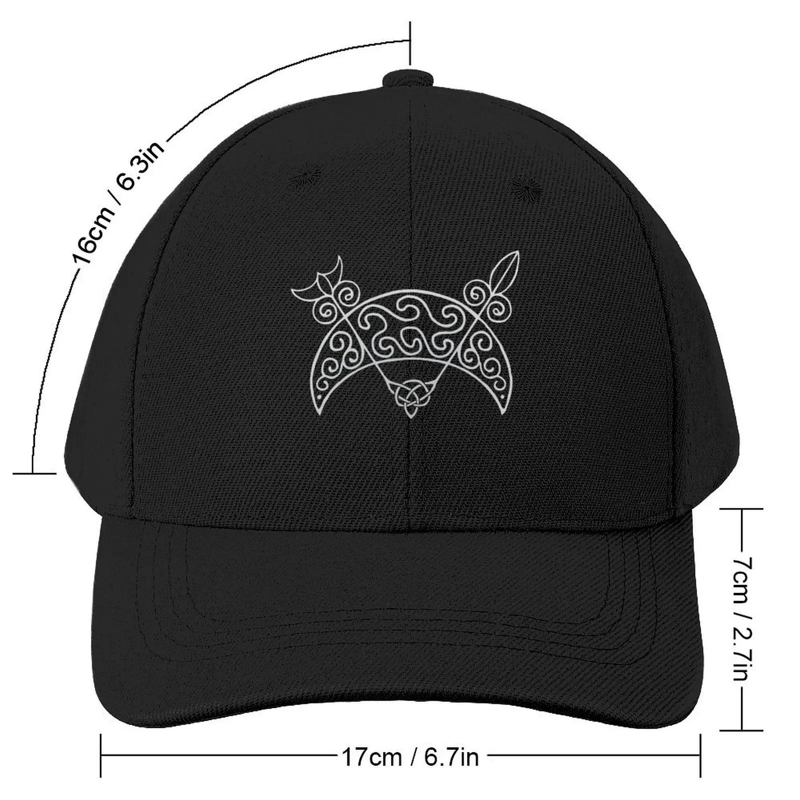 Pictish Crescent & V-Rod Baseball Cap Sunhat Military Cap Man New In Hat Hat Luxury Brand Men's Baseball Women's