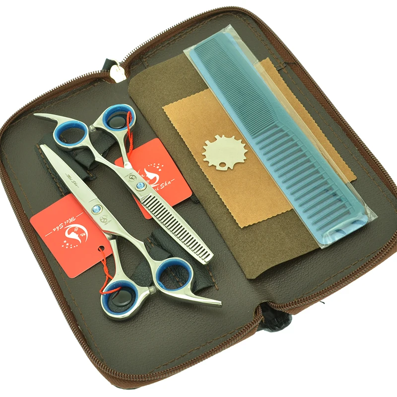 6,0" Professionelle Haarschere für Friseur Japan 440c Friseur Schneiden Effilierschere Friseur Salon Haarschneidemaschinen A0039A