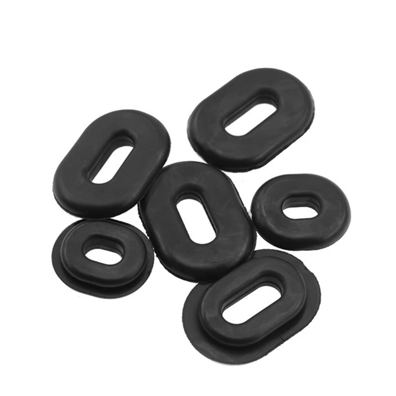 12Pcs Rubber Side Cover Grommet Single Side Panel Fairing Washer Spacer for CG125 CB100 550K 550F 750F CB125S XL 100