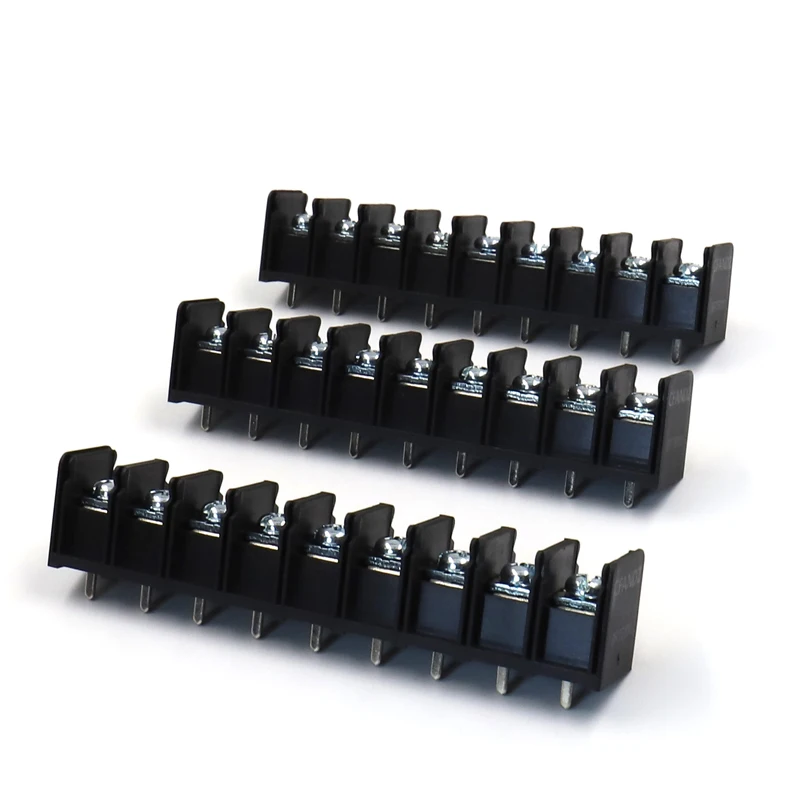 1PCS 9 Pin Splice Screw Terminal Block PCB Connector Socket Board Pin Header Connector Strip Pinheader  Welding Terminal