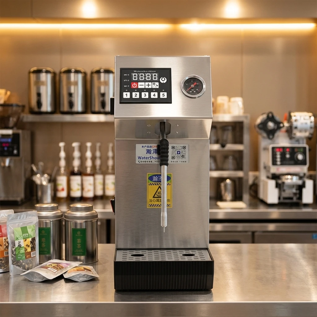 White 304 Stainless Steel Electric Milk Frother 4L Capacity Custom Logo Option for Hotel Use