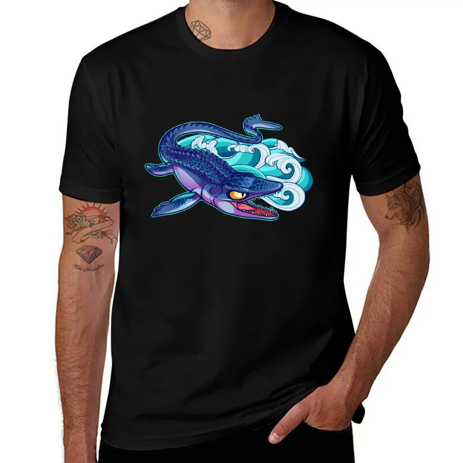 

Mosasaurus T-Shirt anime t shirts oversize man t shirt graphic T-Shirt
