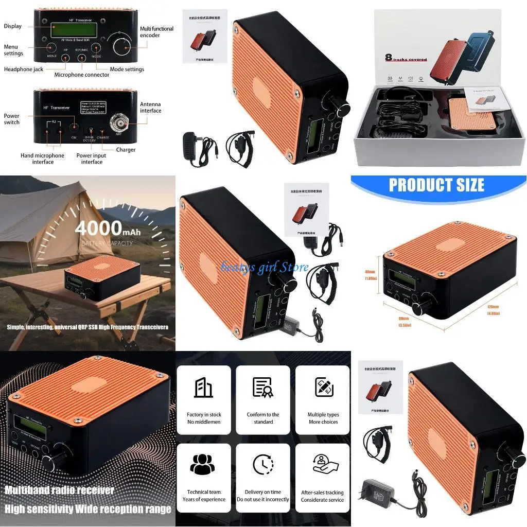 

C7AB 8 Group All Manner Radiofrequency Transceiver Metal Permanent Dense Plan For Multiple Device Connection