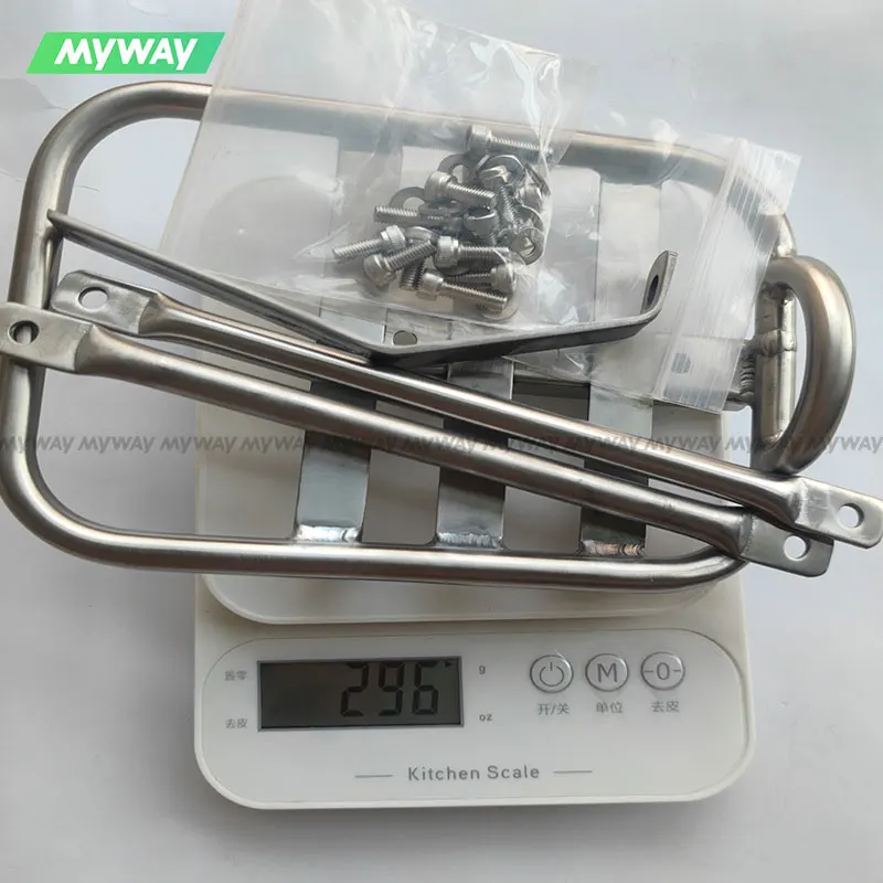 

MYWAY Titanium Alloy Bike Rack Front for Road Gravel Bicycle fit 700c Parcel Holder