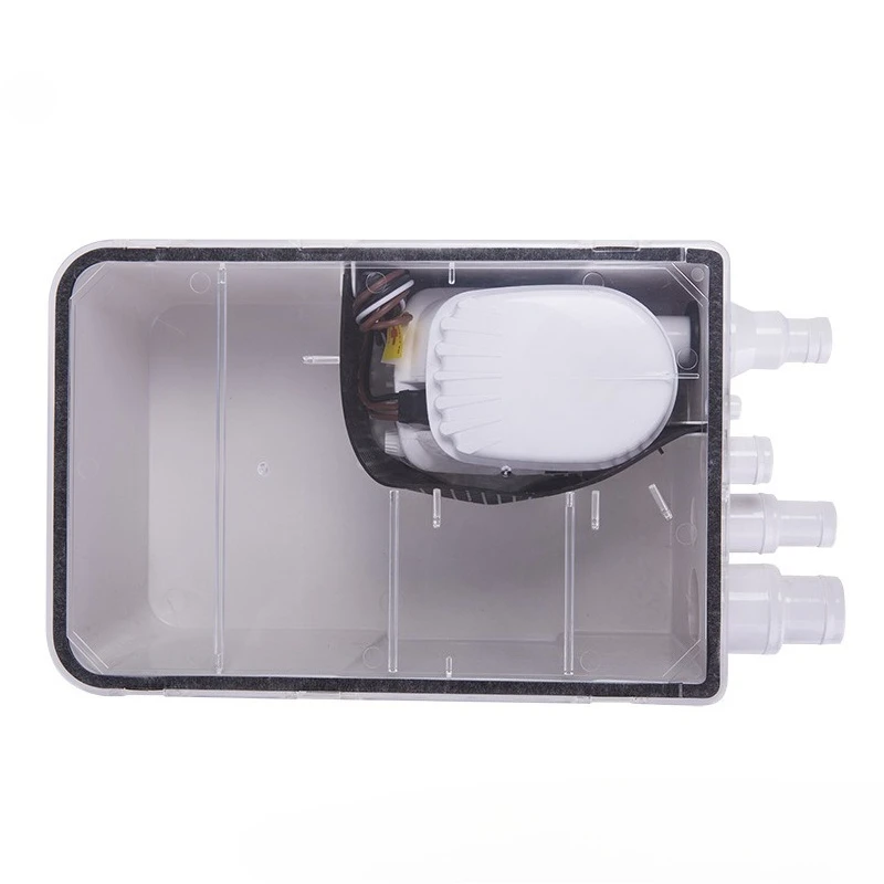 Shower Sump Pump System Boat RV Bilge 12V 750GPH Marine Multi Port Drain Box