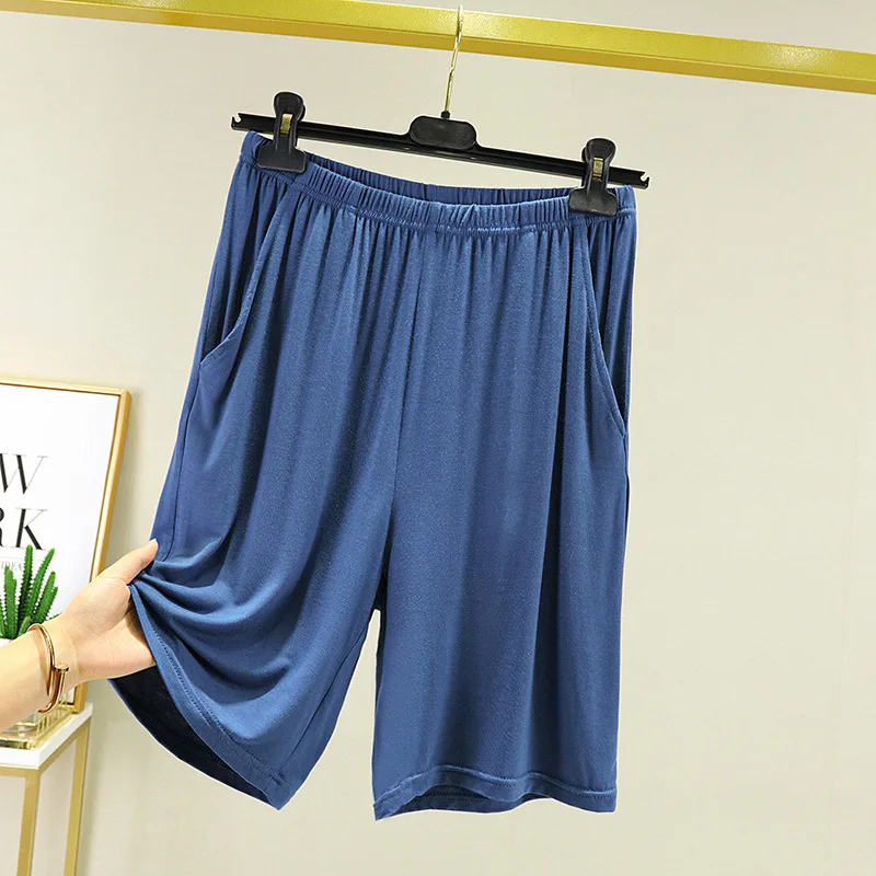 

5XL Men's Shorts for Summer Sleeping Pants Loose with Pockets Shorts Sports Running Shorts Soft Breathable Sleepwear Loungewear