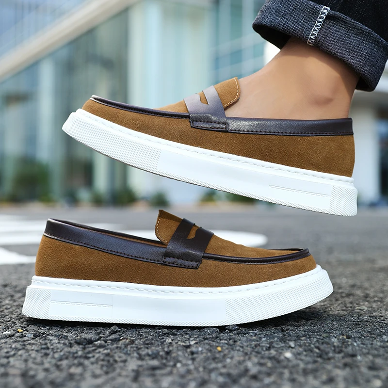 

Men's Casual Board Shoes High-quality comfortable and minimalist style Party or work Outdoor trendy young shoes plus size