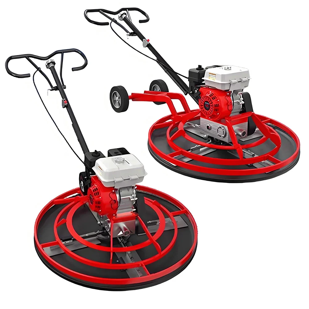 

China-Made 220V Electric Hand Power Floor Concrete Road Trowel Road Troweling Machine with Motor Core Components