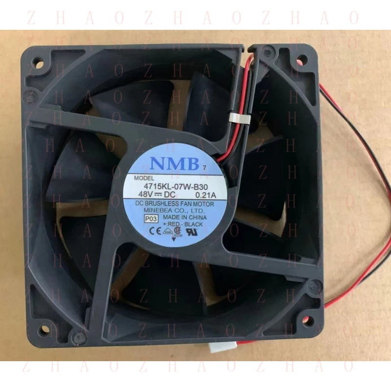 

Вентилятор охлаждения корпуса L+ 2 шт. для NMB 4715KL-07W-B30, модель 120*120*38 мм, 48В, 0.21А, 12 см, 2-контактный