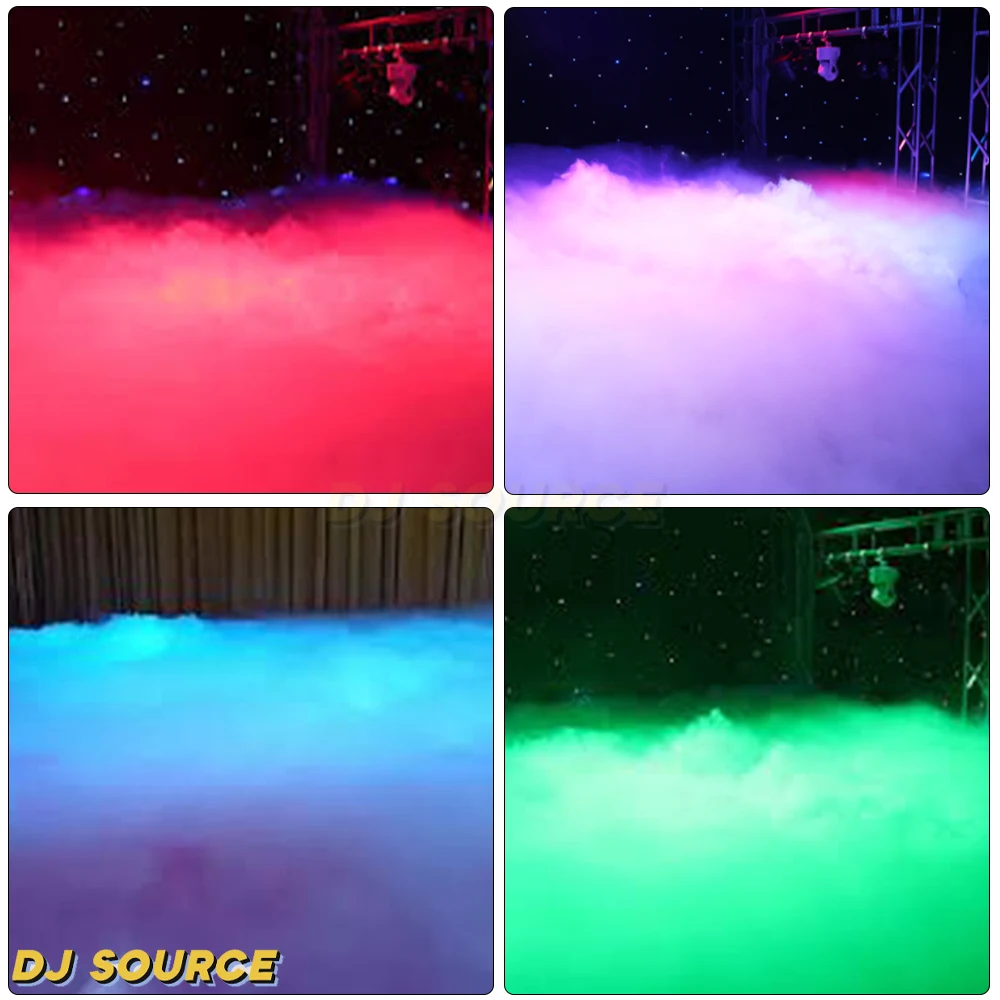 Mini 2000W Water Fog Machine Smoke Mahcine Digital Remote Control For DJ Disco Show Wedding Party Professional Stage Equipment