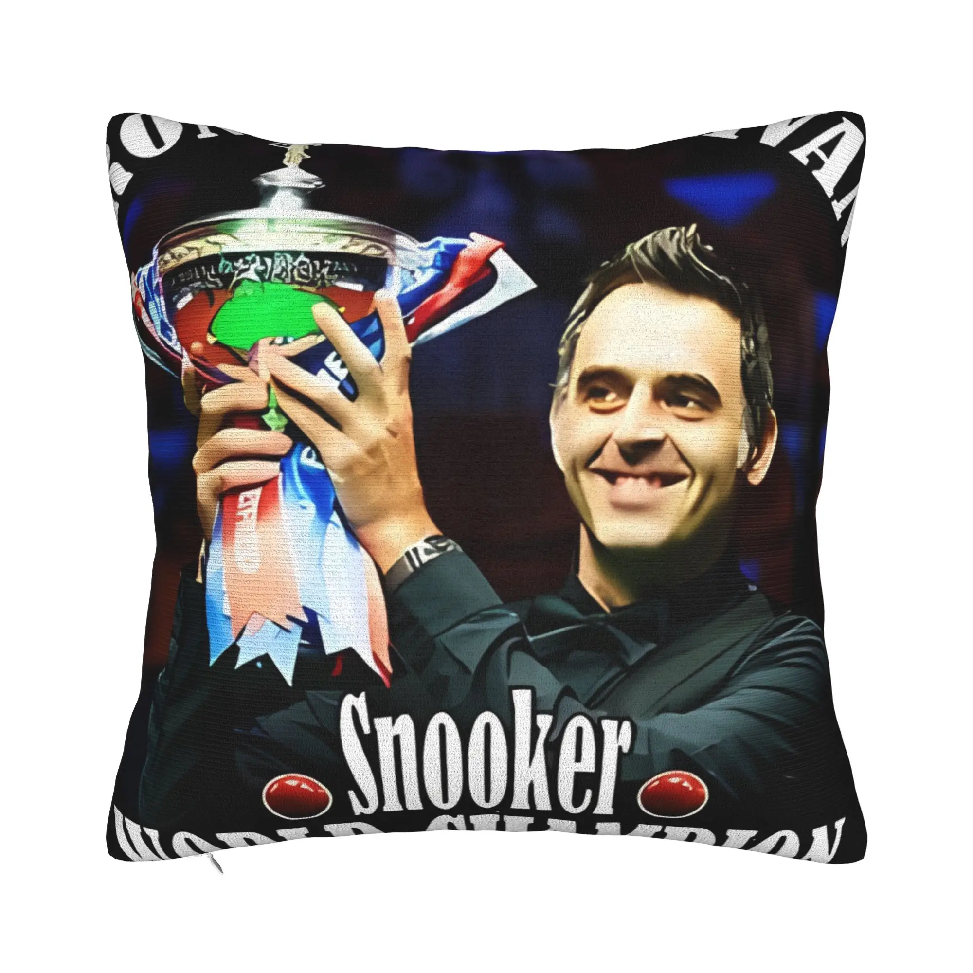 Ronnie O Sullivan The Snooker World  Winter Holiday Farmhouse Home Deco Snooker Pillow Cover Soft Durable