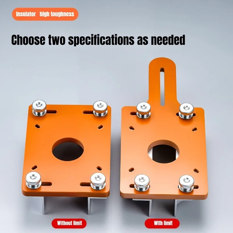 JUSTINLAU 1PC 2in1 Woodworking Slotting Positioning Bracket Board Carving Machine Workbench Installation Board Woodworking Tools