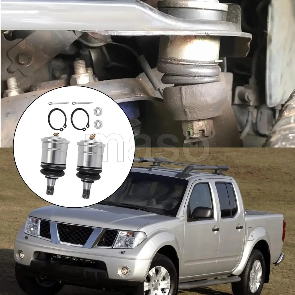 1 set Greasable Ball Joint For Nissan Navara D40 4WD 2005-2014 NP300 2015 2016 2017 2018 2019 2020 2021 2022 2023 2024 2025