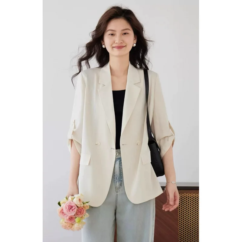 루즈핏 웨스턴 스타일 골드 프리미엄 쓰리버튼 선스크린 배지 웨스턴 파인 슬래시 스냅버튼 드레이피 프렌들리 스타일리시