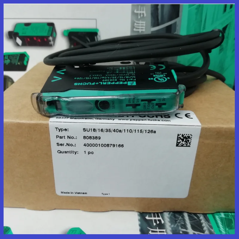 

Original PEPPERL+FUCHS optical fiber amplifier SU18-40a/110/115/126a SU18/16/35/40a/110/115/126a