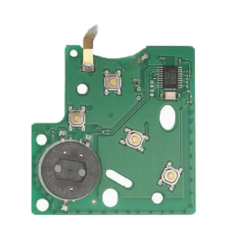 AT92-For Renault Megane Compatible 4 Buttons Car Remote Key ID46 Pcf7941 Chip 433MHZ Replacement