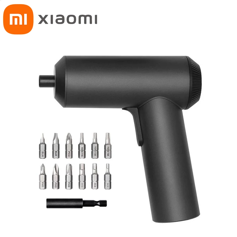 

Электрическая отвертка Xiaomi 3.6В 2000мАч 5Н.М с крутящим моментом, бытовая, с набором из 12 бит S2, сумка для инструментов Mi Home