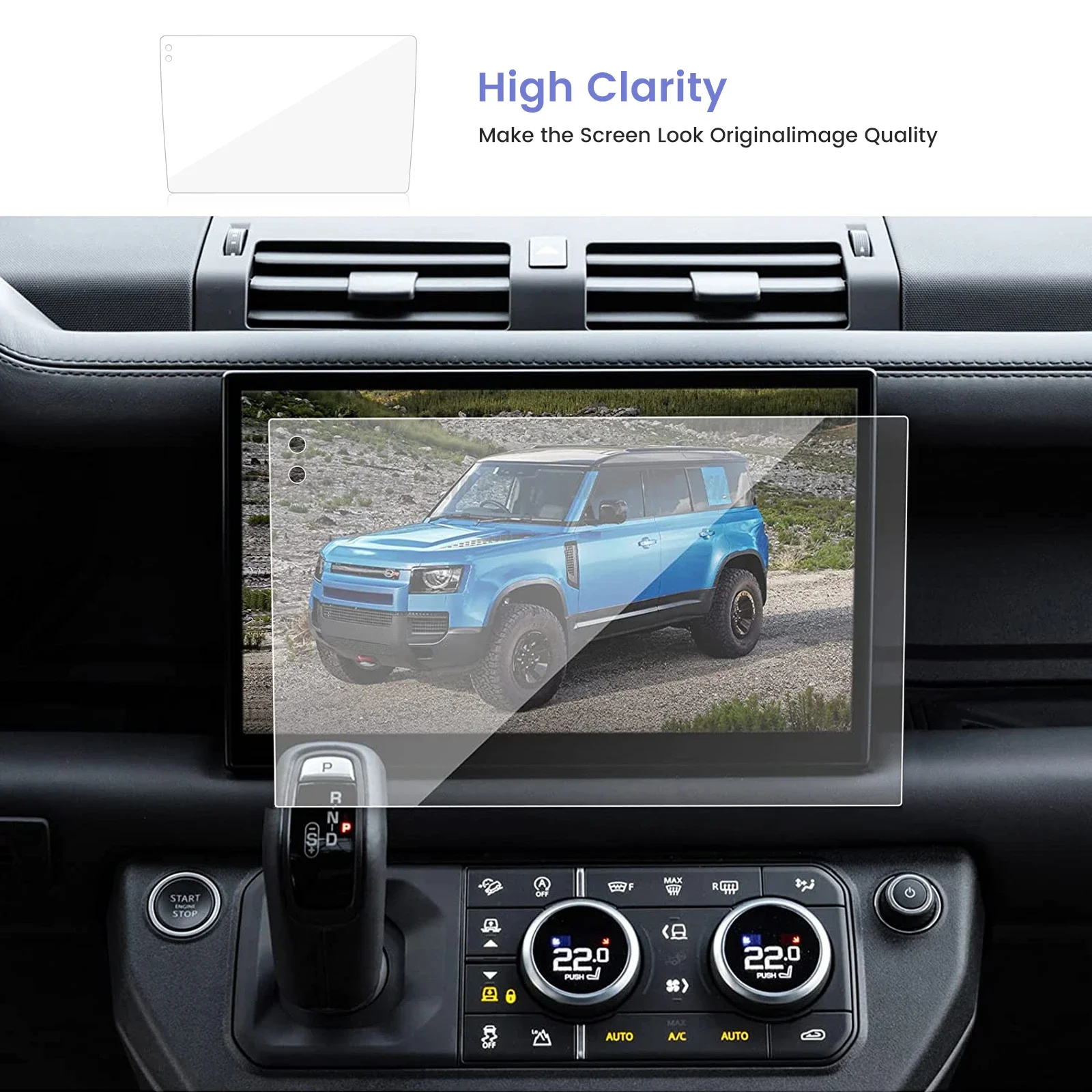 MEKEDE Car Tempered Glass Protective Film Car Sticker for 9inch 10inch Universal Car Radio Stereo DVD GPS Touch Full LCD Screen