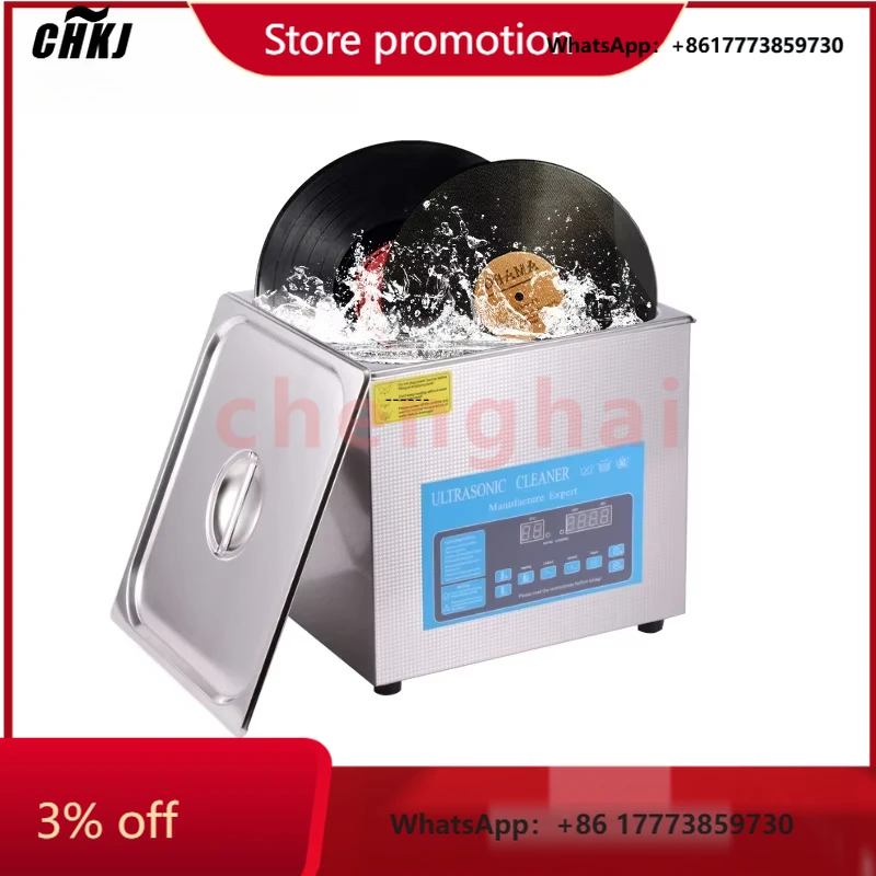 CHKJ-2025NEW2L-30L Capacity 28/40kHz with Heating Timer Dual-Frequency Ultrasonic Cleaner for Vinyl Records CD Jewelry Glasses L