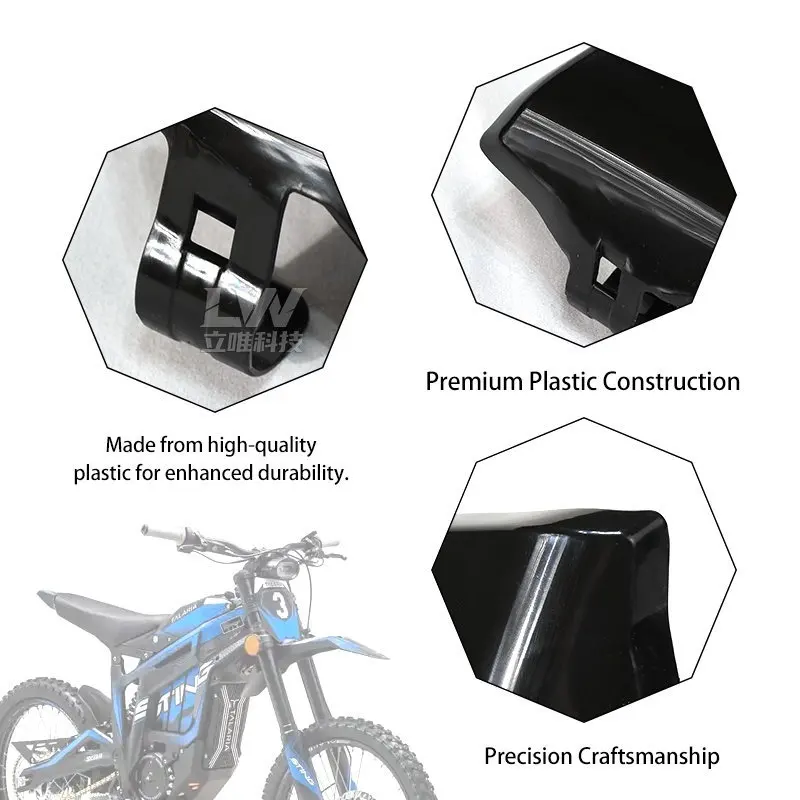 Gloss Black Premium Plastic Front Number Plate Fairing For Talaria Sting Electric Dirt Bike Off Road Modification Front Guard