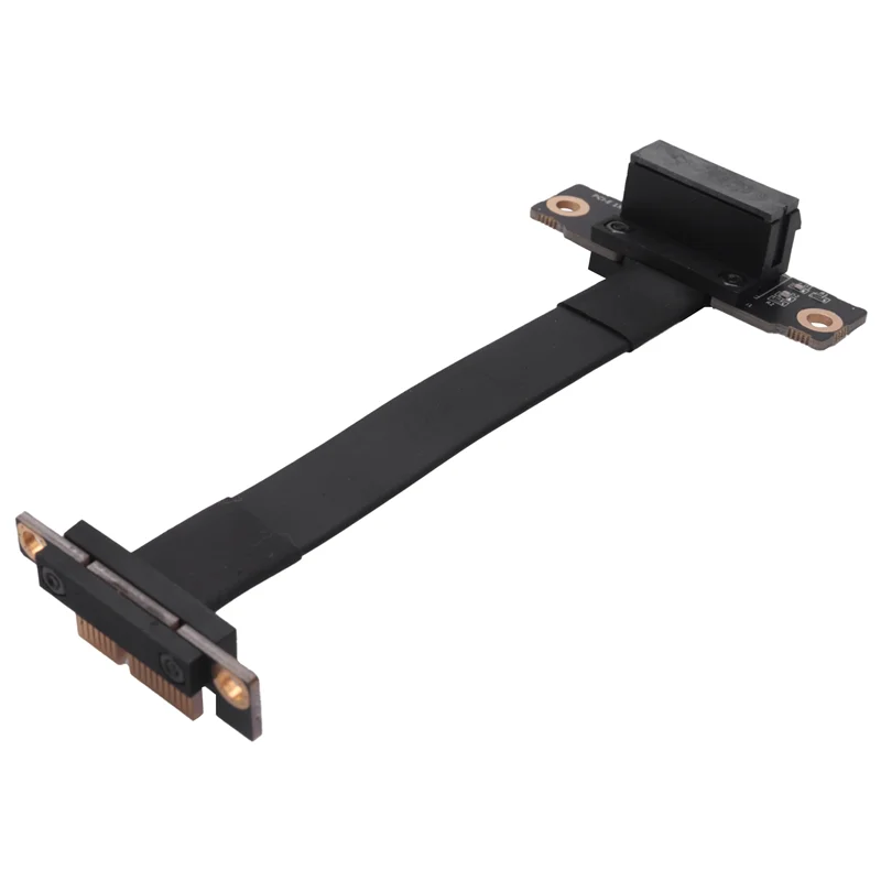 PCIE X1 Riser Cable Dual 90 Degree Right Angle PCIe 3.0 X1 to X1 Extension Cable 8Gbps PCI Express 1X Riser Card 10cm