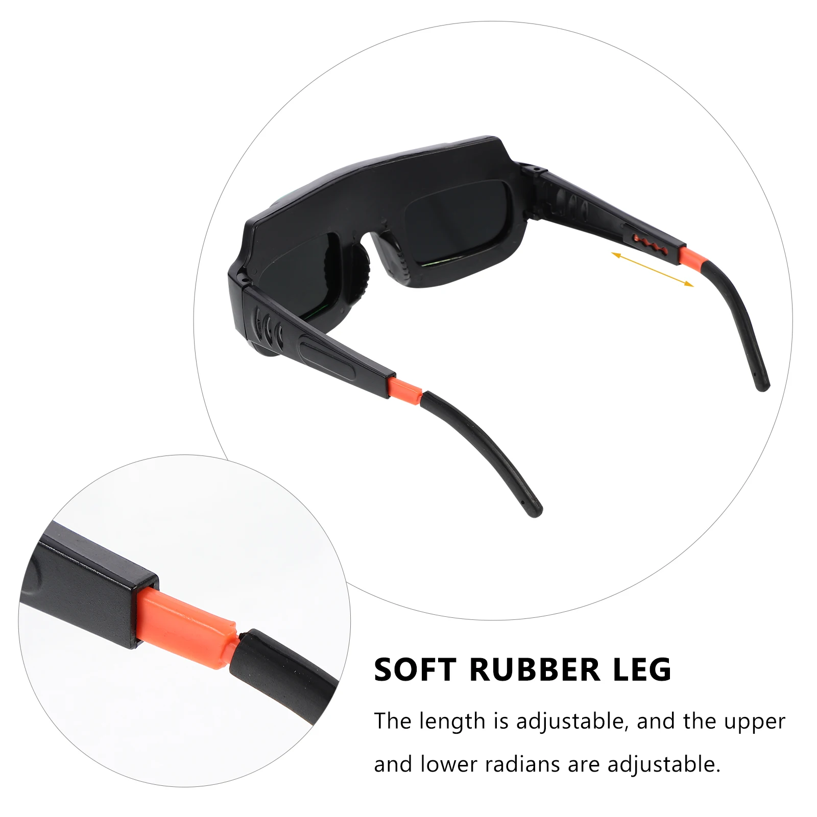

Welding Glasses Safety Goggles Auto Darkening Electric Protective Charging Mode Face