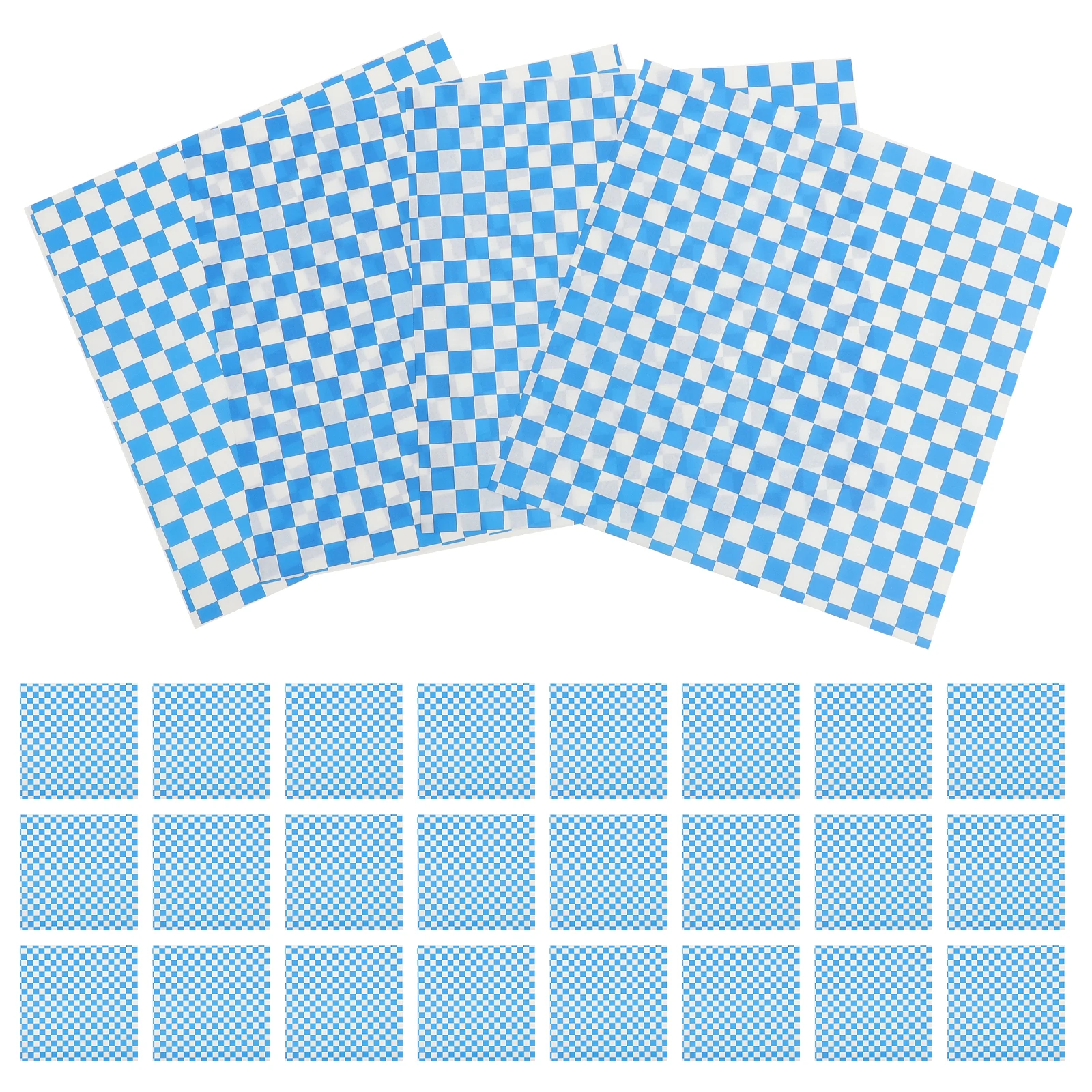 

50pcs 50 Sheets Greaseproof Food Wrapping Paper Sandwich Baking Liners Anti Oil Cheese Paper Kitchen Tray Supplies