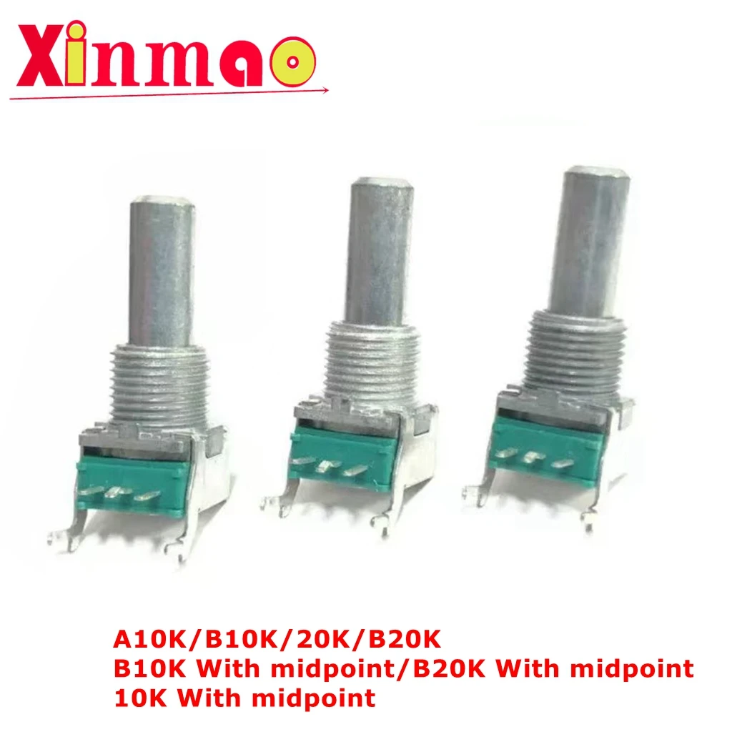 1PCS ALPS Sound Card Audio Precision RK09 Potentiometer Single Link RK09L1120A69 Amplifier A10K 3-Pin 20MM