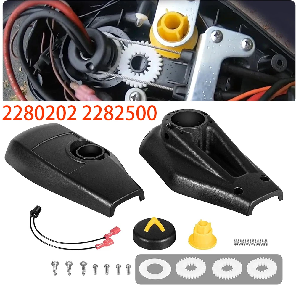 Top Cover Control Box Housing and Gear Kit Fits Fortrex & Maxxum 2280202 2282500 Complete Replacement Kit with Gears, Springs