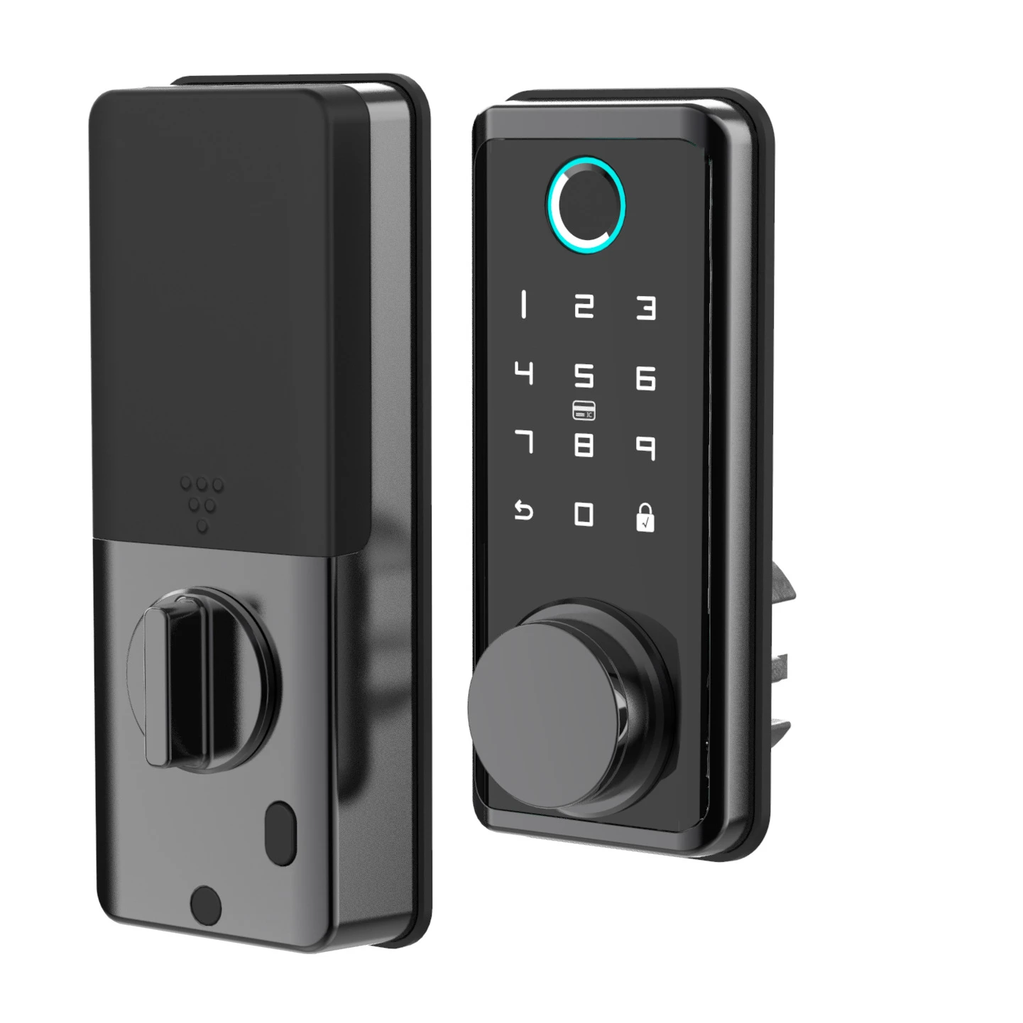 

HF-BP03 Smart Door Lock deadbolt luxury fingerprint Door Lock with smart handle Free APP
