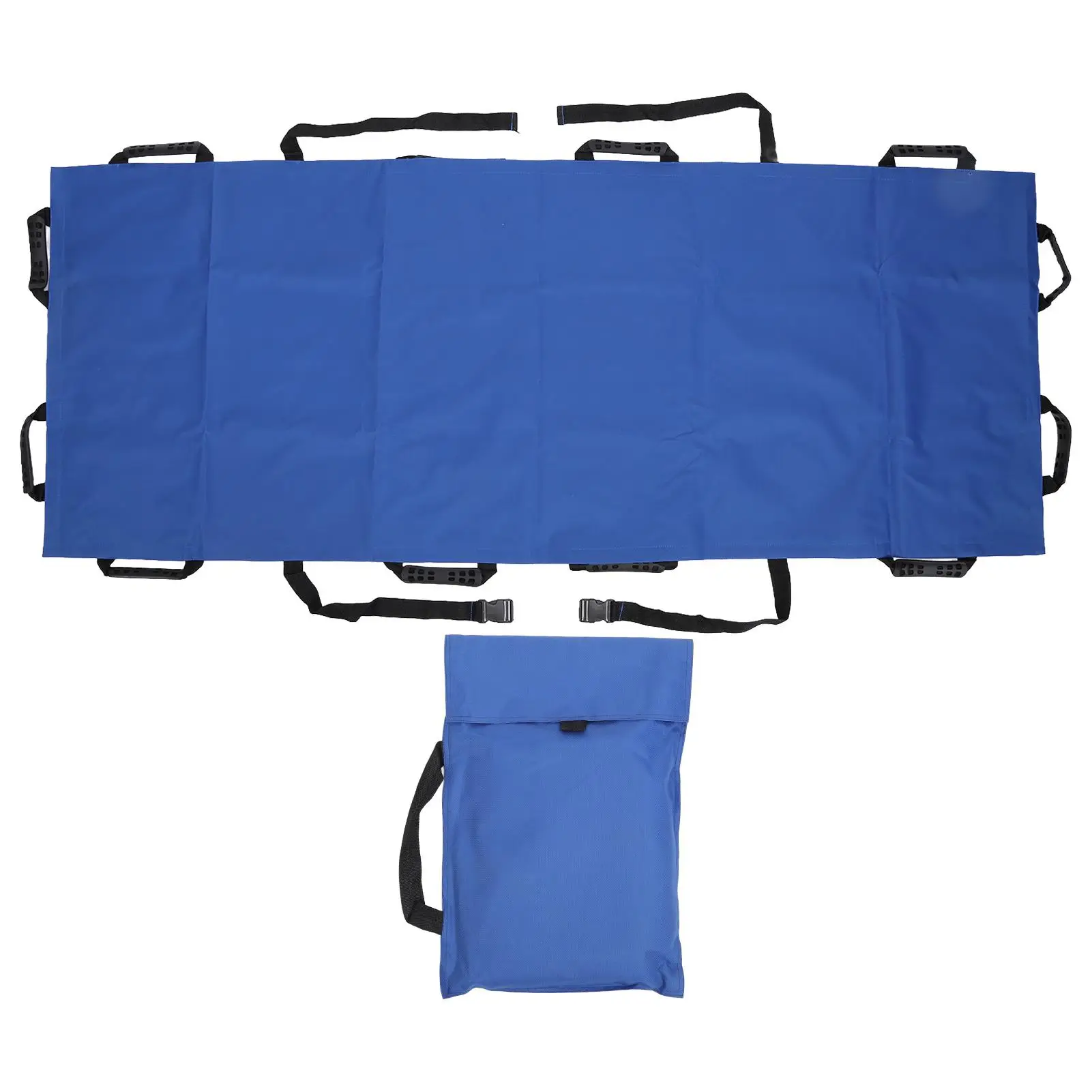 

Foldable Soft Stretcher with 12 Handles Durable Fabric Portable Transport Unit for emergency Rescue Work