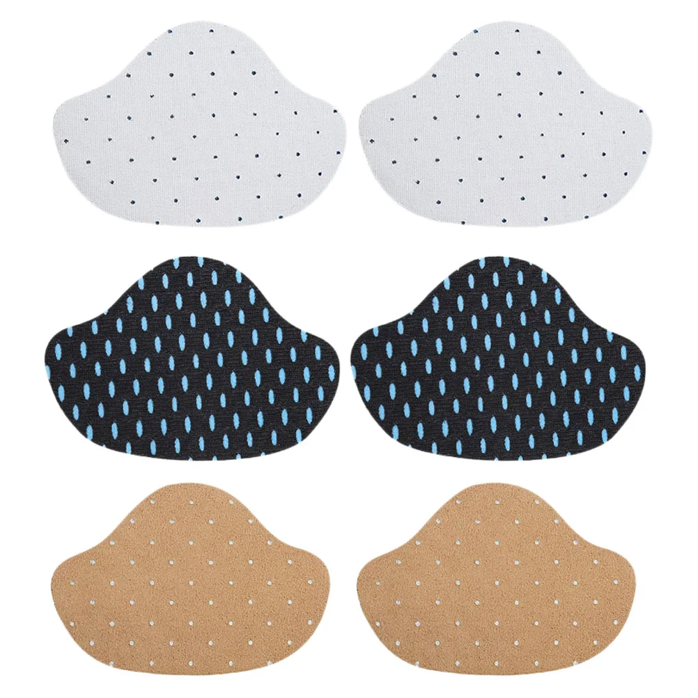 

3 Pairs Sneaker Heel Stickers Supple Cushions Casual Shoe Pad Accessory Self-adhesive Simple Shoes Patches Protective Pads