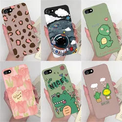 Case For Apple iPhone 7 8 Plus 8plus 7plus iPhone7 Bumper Fashion Leopard Print High Quality Silicone Soft Shockproof Back Cover