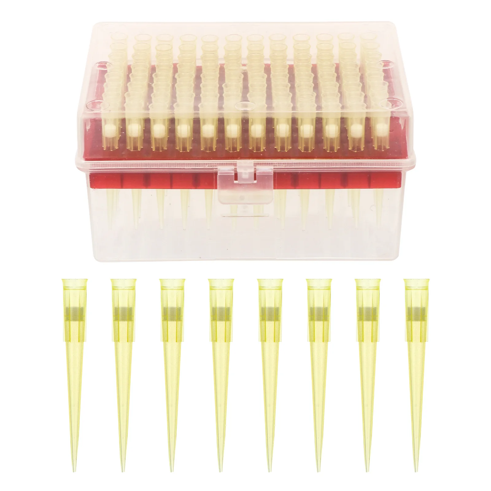 96Pcs Universal Pipette Tips Pipette Tips Pipette Pipettor Tips for Supplies Microchemical Experiment ( 200ul )