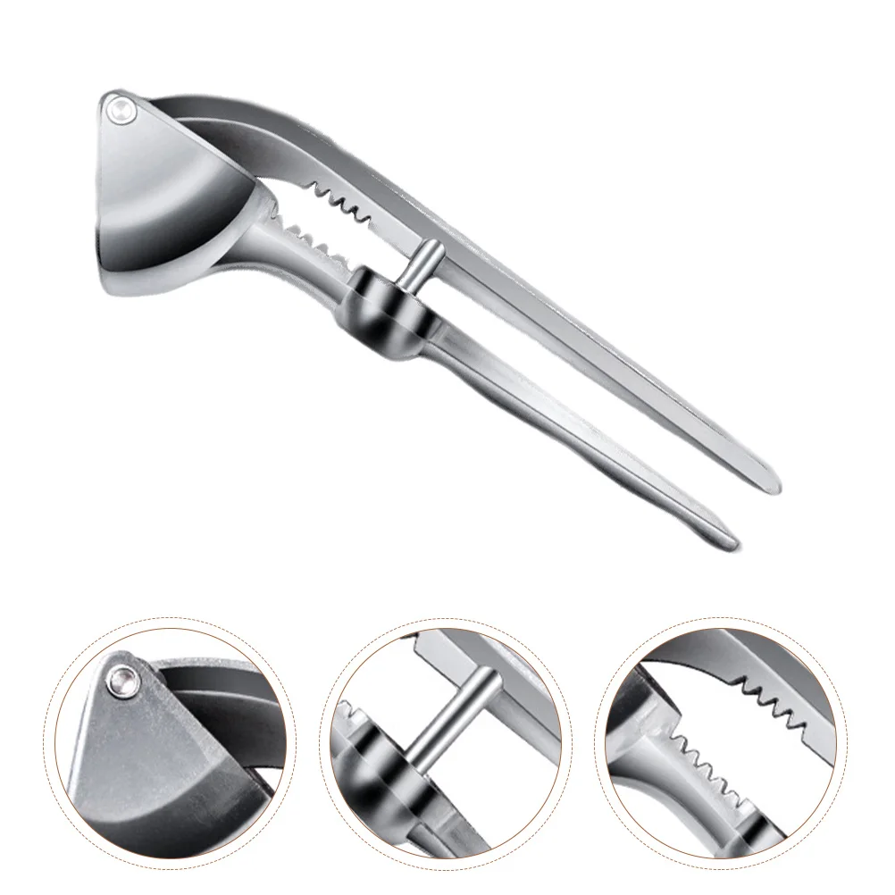 Manual Garlic Press Meat Grinder Crusher Puree Maker Biscuit Pressing Machine Mincer Presser Aluminum Alloy Home Baby Masher