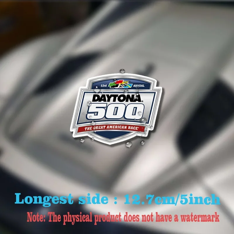 1PC 데이토나 500 스티커 - 노트북, 자동차, 휴대폰 케이스용 탈부착 가능한 자가 접착 데칼 |   레이싱 기프트, 생생한 프린트