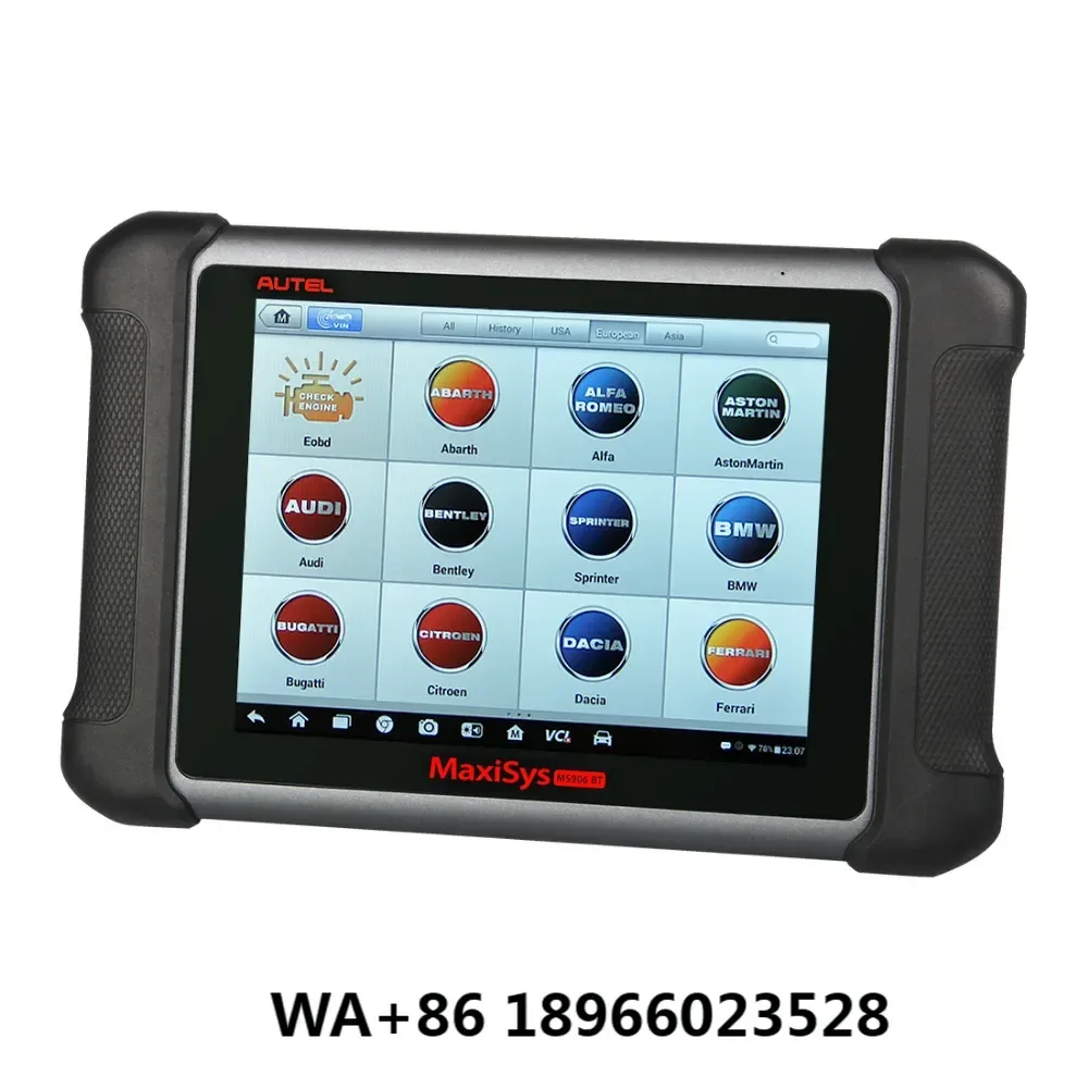 Wireless Diagnostic Scanner 100% Original Autel MS906BT Maxisys MS906 BT Supports Oscilloscope and Digital Inspection MS906BT