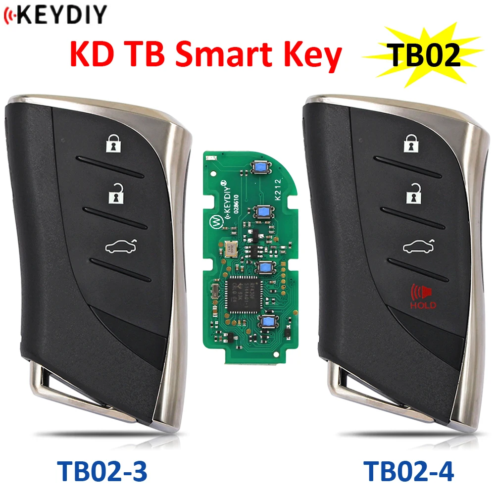 KEYDIY KD 8A Smart Car Key Universal Remote TB02 TB02-3 TB02-4 for Lexus ES300h ES350 GX460 LS500 FCC ID: 0440 3410