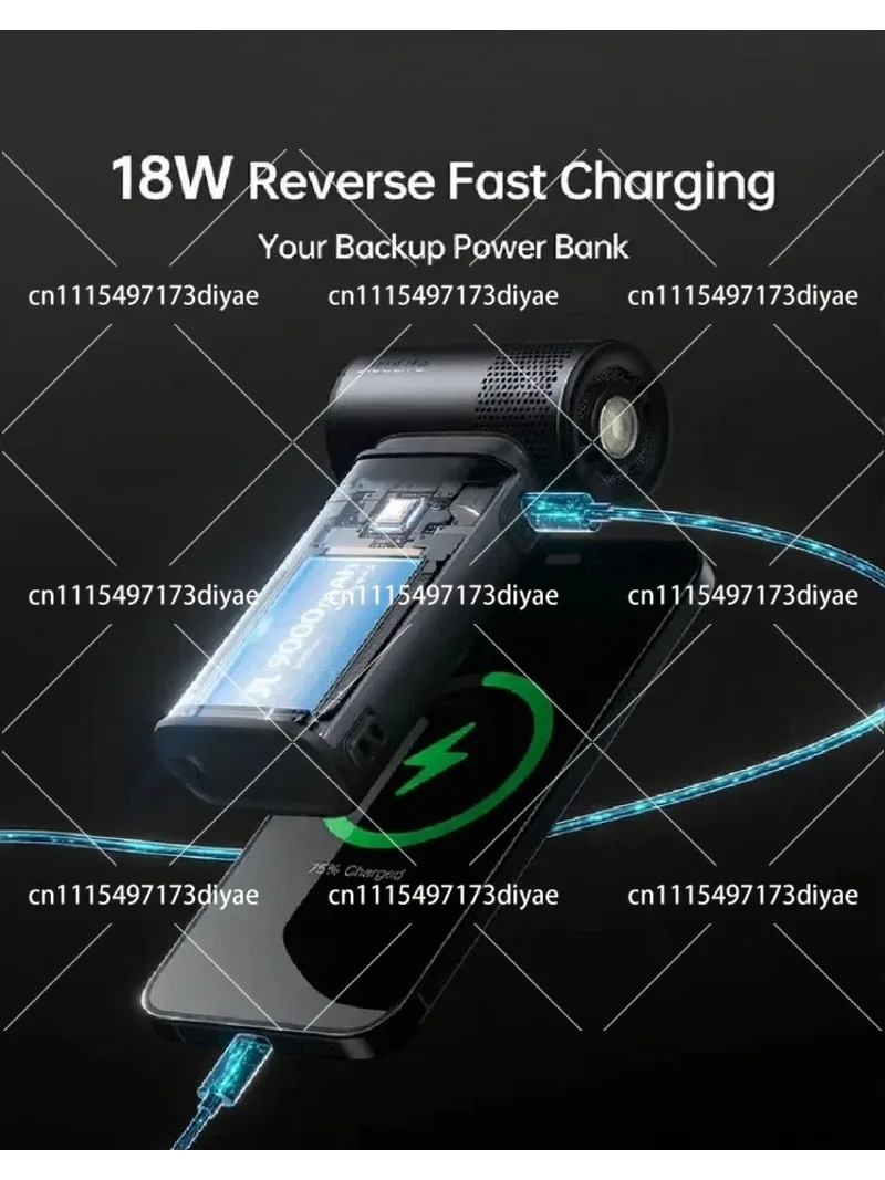 Ultra-High-Speed Energy-Saving Small Wind Cannon Handheld Fan, Long Battery Life USB Portable Mini Fan