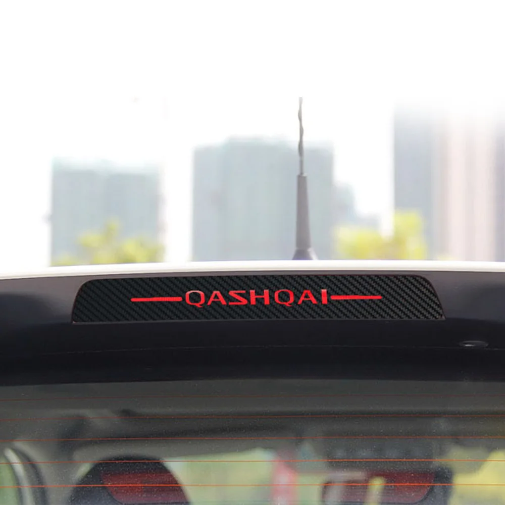 Car Rear High-mounted Brake Lamp Cover For Nissan Qashqai J10 J11 2008-16 2019 High Positioned Rear Light Sticker Accessories