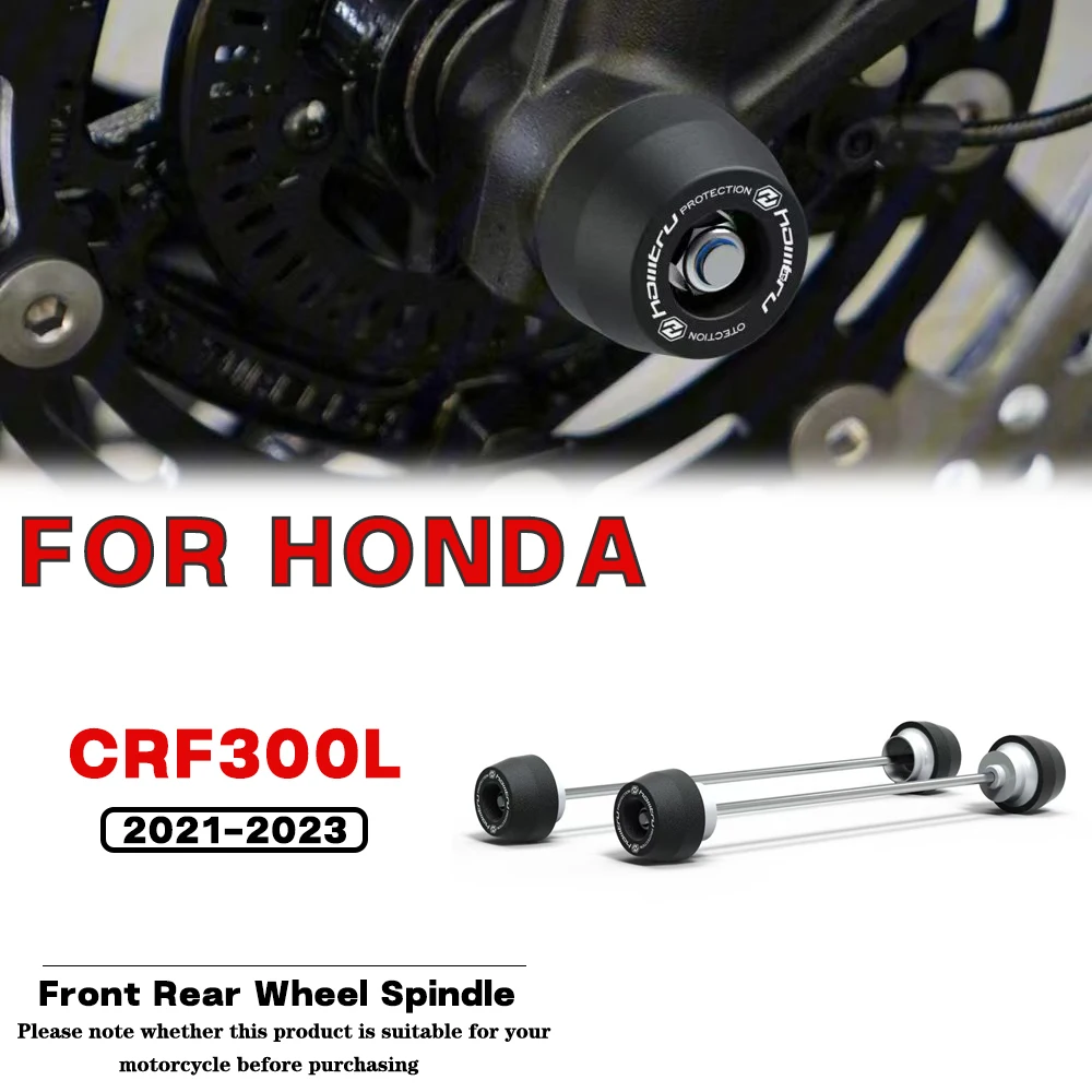 

For HONDA CRF300L CRF300 Rally 2021 2022 2023 Motorcycle Accessories Front Rear Wheel Spindle Crash Protector