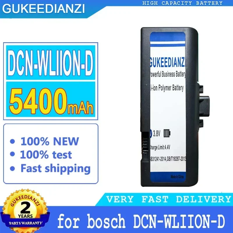 

5400mAh GUKEEDIANZI Battery DCNWLIIOND for bosch DCN-WLIION-D Wireless conference microphone Big Power Bateria