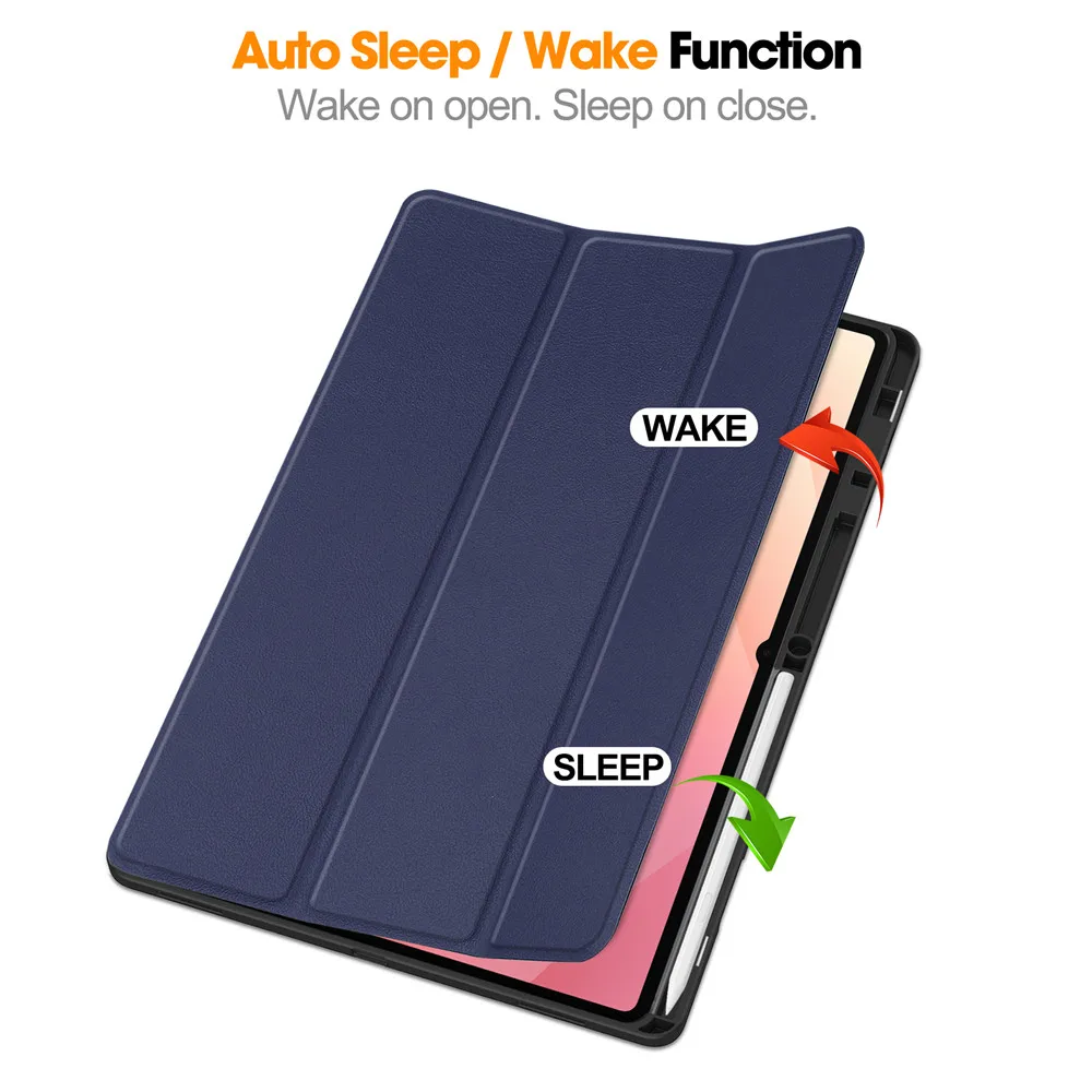 For Samsung Galaxy Tab S11 Ultra 14.6 inch 2025 Case Magnetic Trifold Stand Funda With Pencil Holder SM-X930/SM-X936 14.6