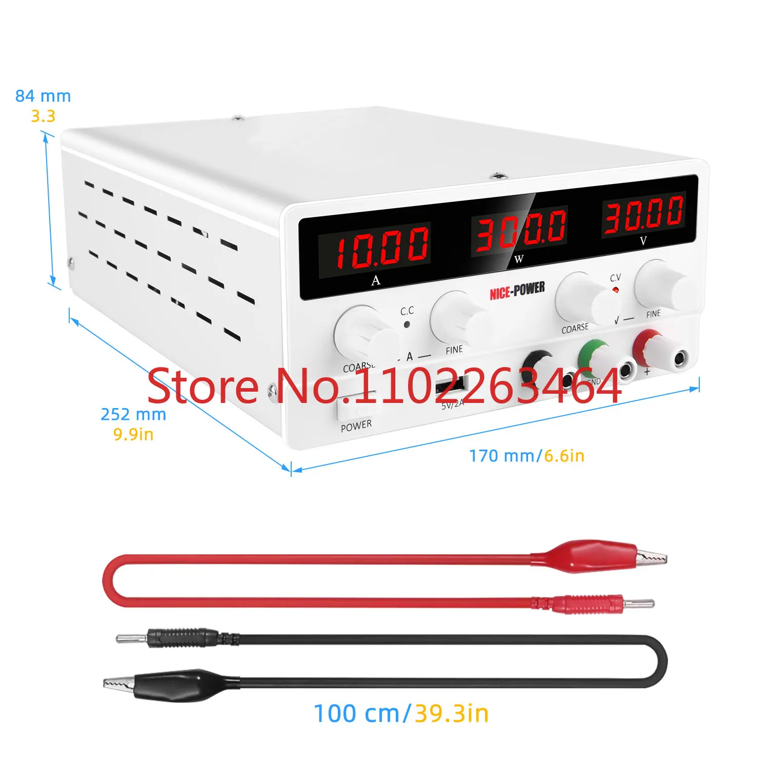 

Nice-Power SPS-H3010 Industrial DC Variable Power Supply 30V 10A Switching DC regulated power supply Repair Phone