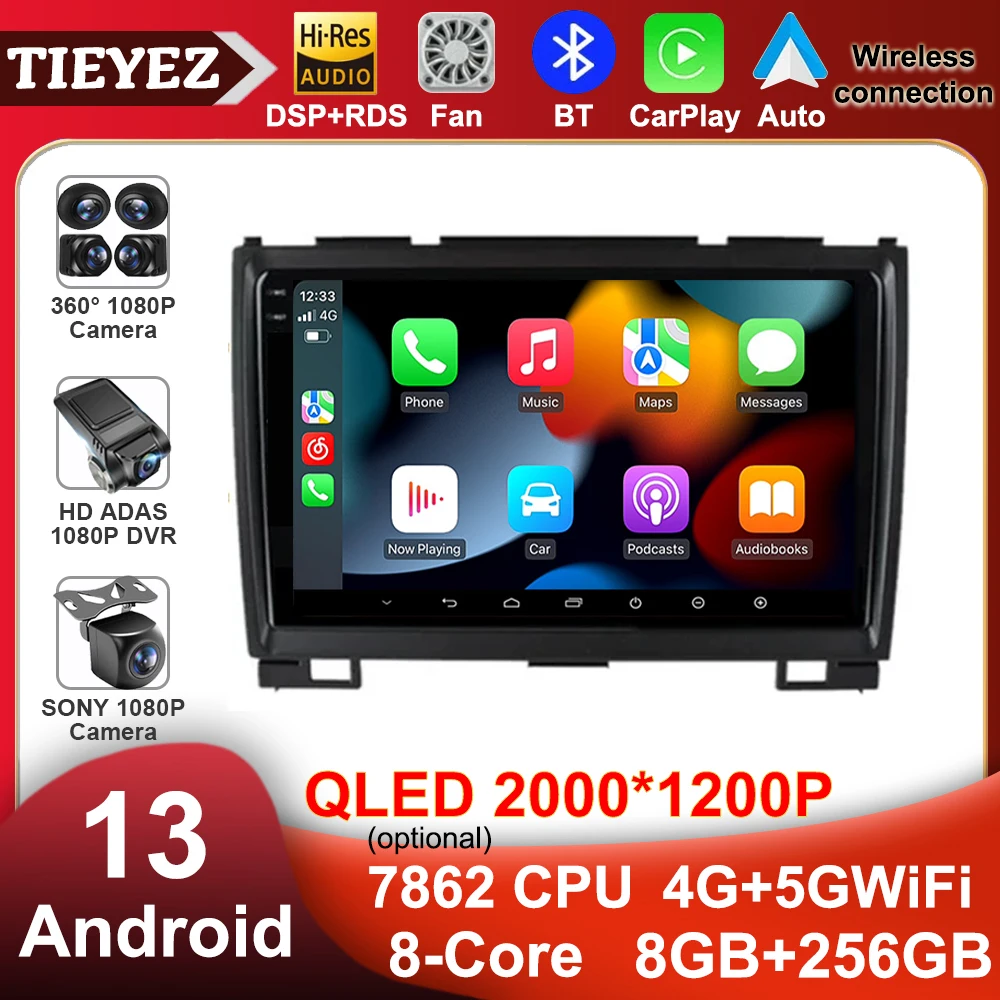 

Android 13 Car Radio For Great Wall Haval Hover H5 H3 2011-2016 Wireless Carplay Auto GPS DSP Multimedia Video Player 2din 4G