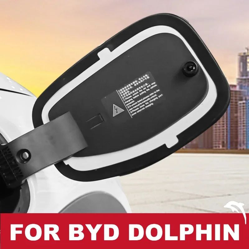 For BYD Dolphin Special 2023 2024 Charging Port Rubber Sealing Ring Sticker Accessories Car Charging Port Dust Plug Cover