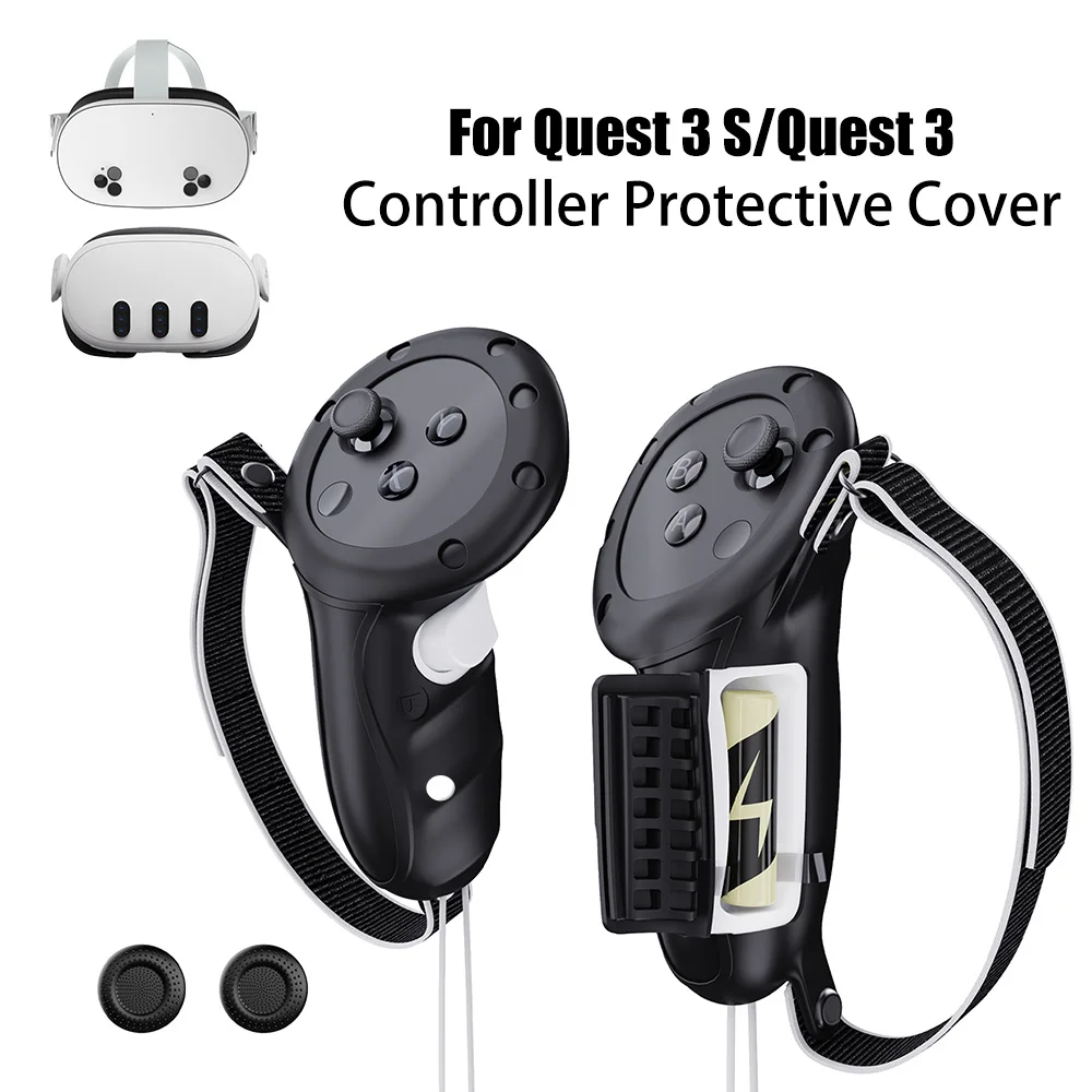 For Quest 3S VR Accessories Comfortable and Convenient Battery Replacement Controller Grip Cover for Quest 3S/Quest 3