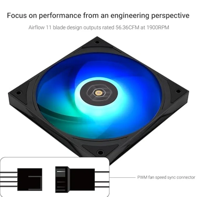 Thermalright TL-H12015B-S 1/3/5 pièces CPU ARGB ventilateur de boîtier 15mm refroidisseur mince pour refroidisseur de processeur et châssis noir 120mm ventilateur de refroidissement de PC