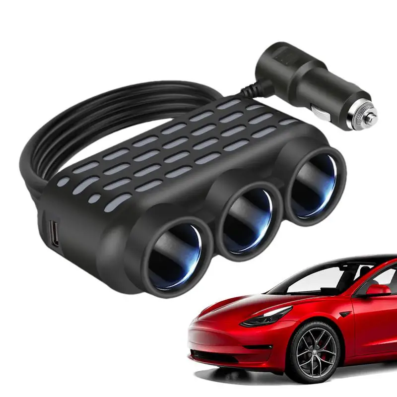 

Автомобильное зарядное устройство, адаптер, сплиттер, двойное зарядное устройство, розетка, цифровой дисплей, адаптер питания, автомобильное зарядное устройство QC3.0, сплиттер, аксессуары